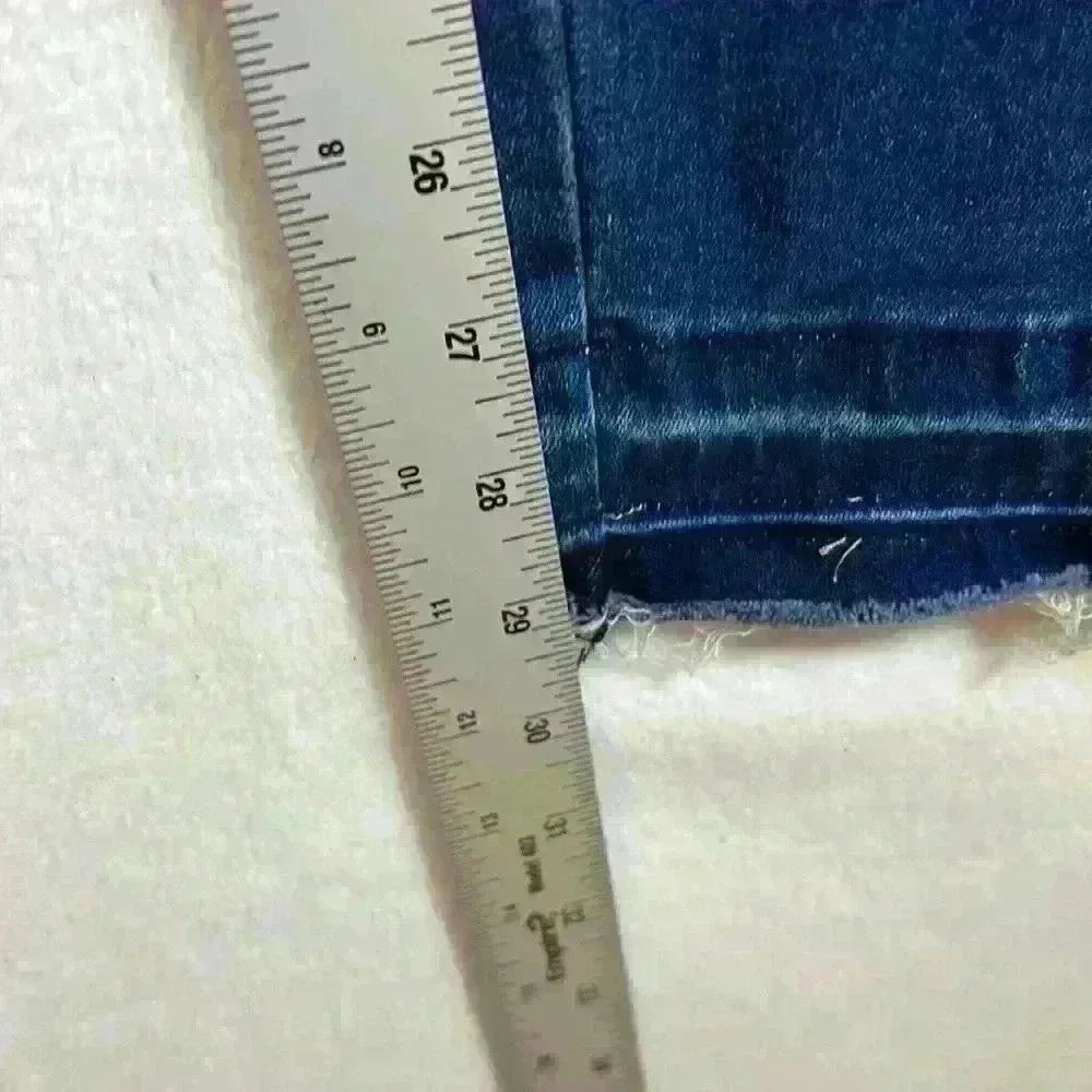 Chicsoul Jeans Blue Women’s Size 24 High Rise Straight Medium Wash - Picture 9 of 9